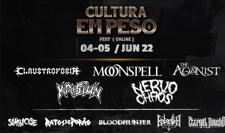 Festival Cultura em Peso reúne grandes nomes do Metal Mundial